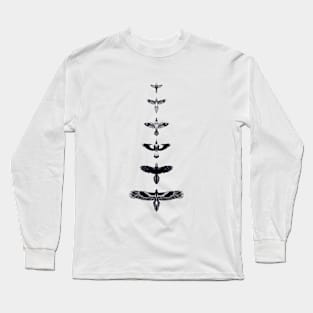 Australian Birds - B&W Long Sleeve T-Shirt